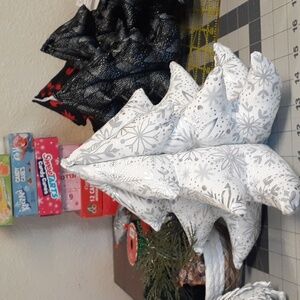 Stuffed White 10"x10" Christmas Tree.